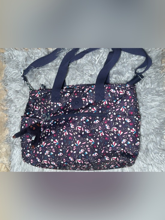 Kipling Handbags - Kipling Lizabeth Crossbody Laptop Bag in Floral Gardenia